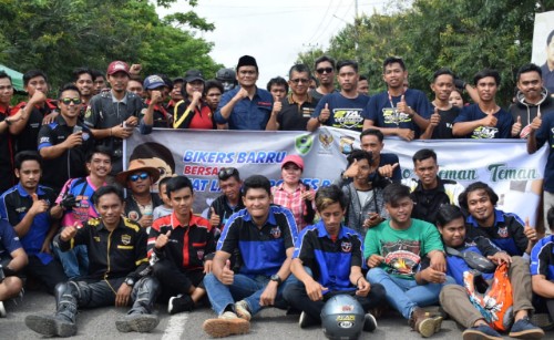 Bareng Bikers, Polres Barru Turut Serta Meriahkan HUT Barru ke 60, Ini Acaranya