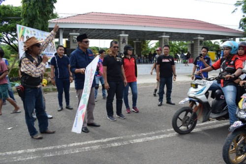 Lepas Peserta Bikers Milenial Safety Riding, Bupati Barru Harap Dapat Minimalisir Kecelakaan