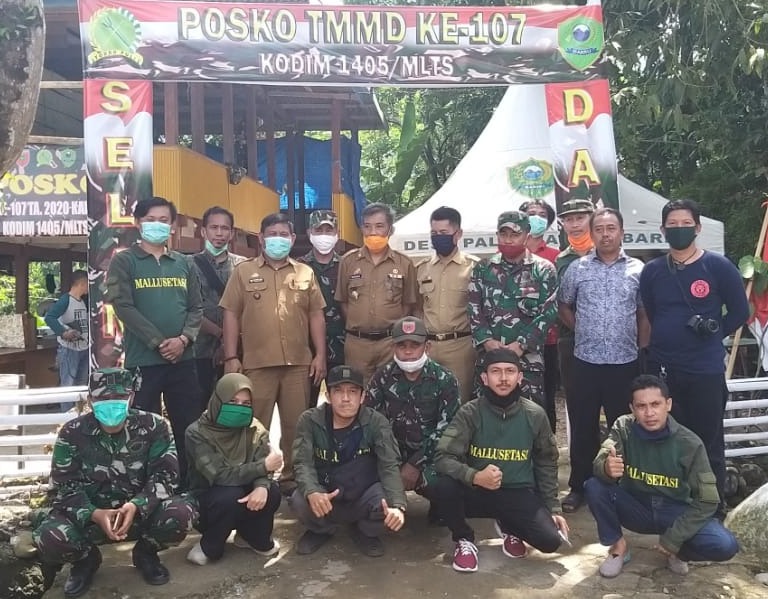 Sukses TMMD 107 Kodim Mallusetasi, Manunggal TNI-Rakyat dan Jurnalis