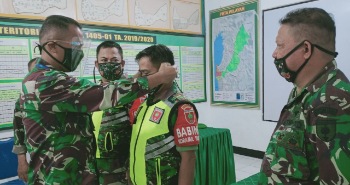 Kunjungi Koramil 1405-01/Ujung, Dandim 1405/Mlts Ingatkan Personil Soal Ini