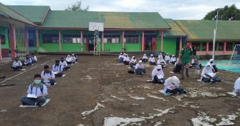 Masuk Sekolah Tahun Ajaran Baru, MAN 2 Barru Libatkan Tim Gugus Tugas