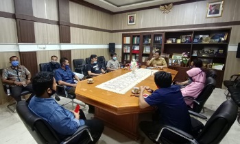 Jelang Pelantikan, Pengurus JOIN Barru Audiens dengan Bupati