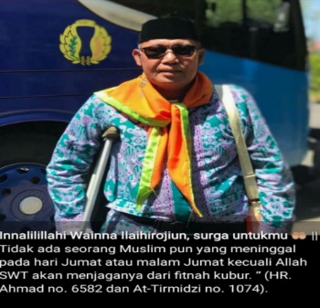 H.Adam Baco Berpulang, Bupati Barru Sampaikan Bela Sungkawa