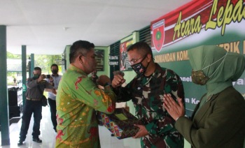 Lepas Sambut Dandim 1405 /Mlts, Sekda Barru Kenang Soal Ini