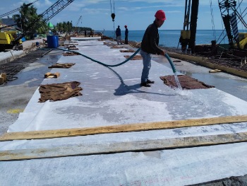 Progres 60 Persen, PPK Optimis Penataan Pantai Sumpang Rampung Tepat Waktu