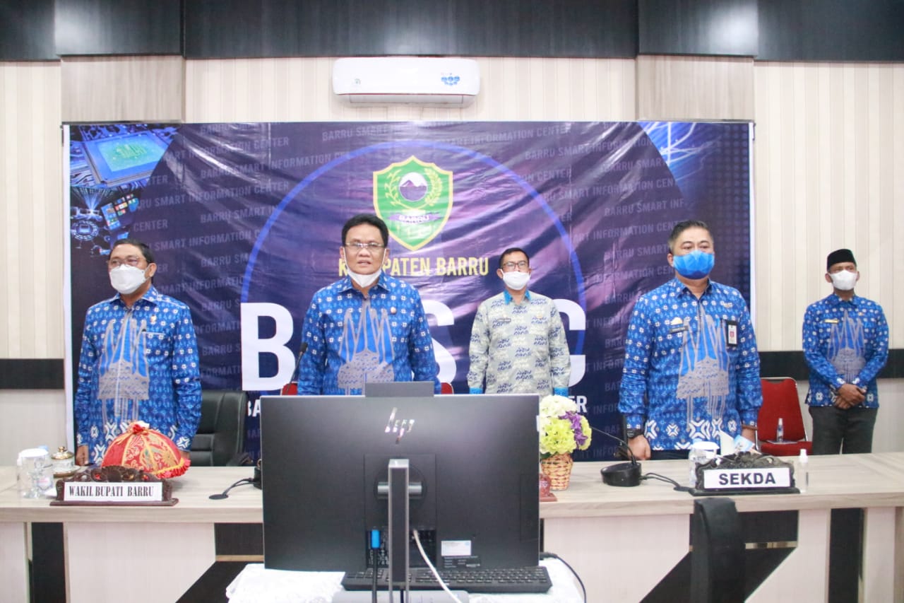 Buktikan Integritas, Pemda Barru Bimtek E-LHKPN Virtual bersama KPK RI