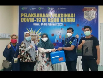 Berita Foto Proses Vaksinasi Covid-19 di RSUD Barru