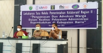 Sekda Barru Buka Lokakarya Tata Kelola Pemerintahan Kolaboratif Bagian II