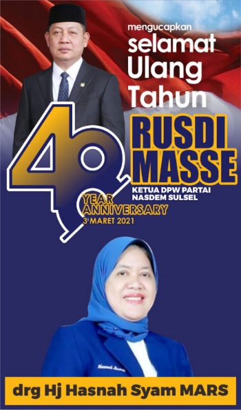 RMS Milad ke 48, Anggota Komisi IX Hasnah Syam Sampaikan Ucapan Selamat
