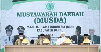 Buka Musda MUI, Bupati Barru Harap Lahirkan Rumusan Wujudkan Barru Bernafas ke Agamaan