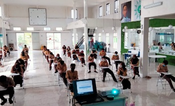 Patuhi Protokol Kesehatan ,Ujian ISMUBA MA Muhammadiyah Berjalan Lancar