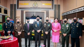 Bupati Barru Sampaikan Selamat dan Apresiasi Polres dalam Penanganan Covid-19