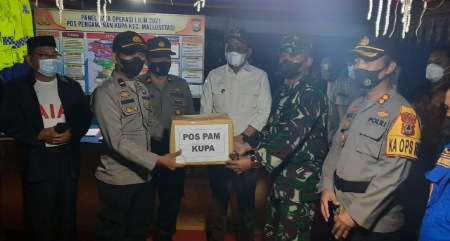 Bupati dan Forkopimda Barru Pantau Posko PAM Nataru