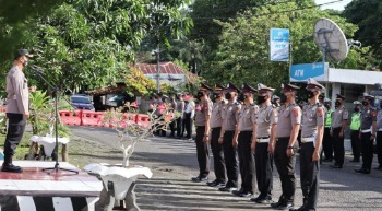 Polres Barru Gelar Upacara Korps Raport Kenaikan Pangkat