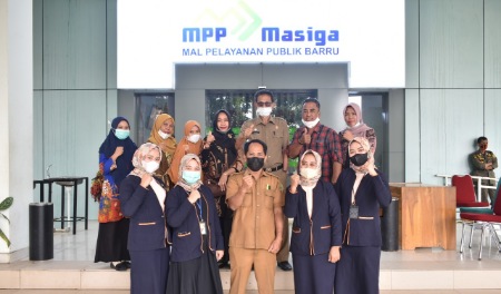 Tamu Cantik Ditanggal Cantik, Kagumi MPP Masiga Barru