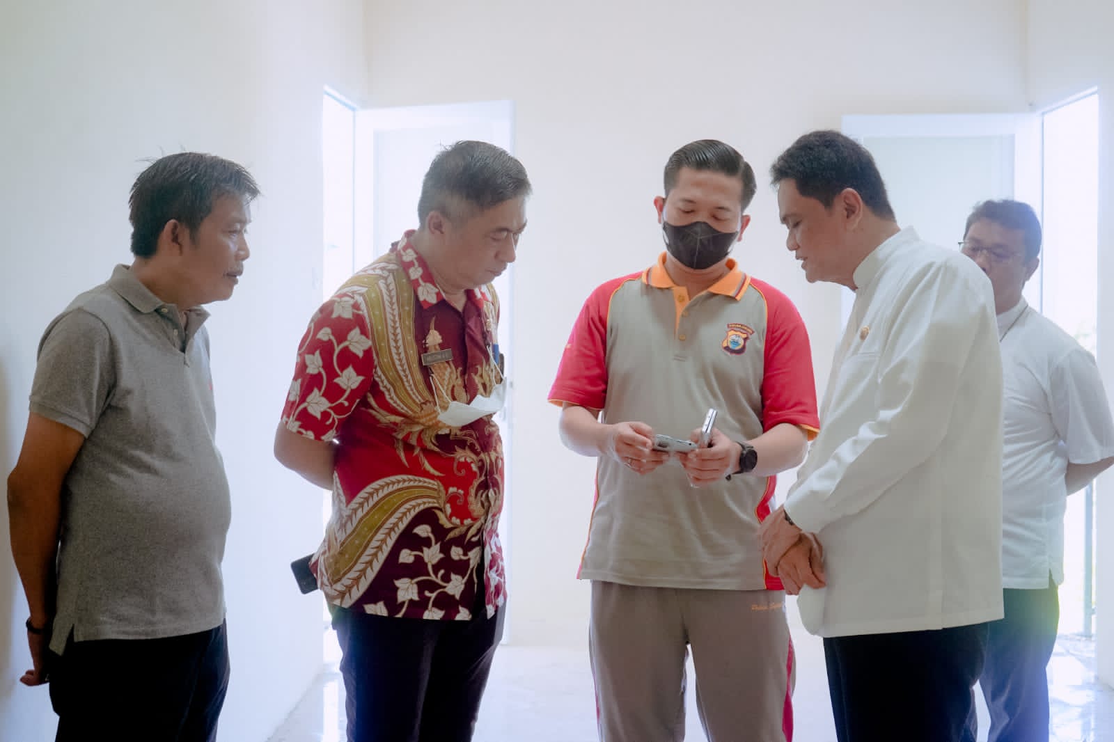 Bakal Diresmikan Kapolda Sulsel, Bupati Barru,Kapolres Barru Dan Sekda Barru Cek Gedung Baru Polres Barru