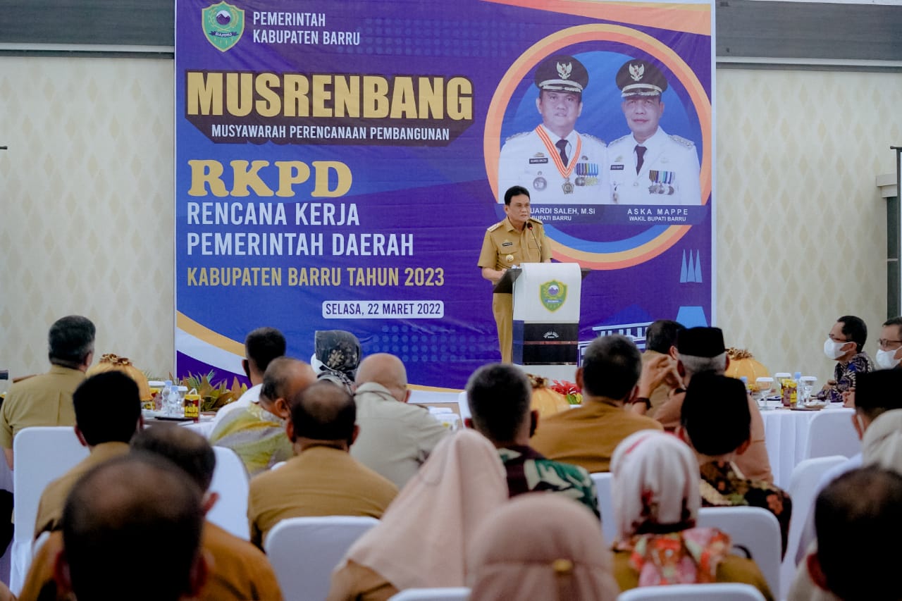 Bupati Barru Buka Musrenbang RKPD Tahun 2022