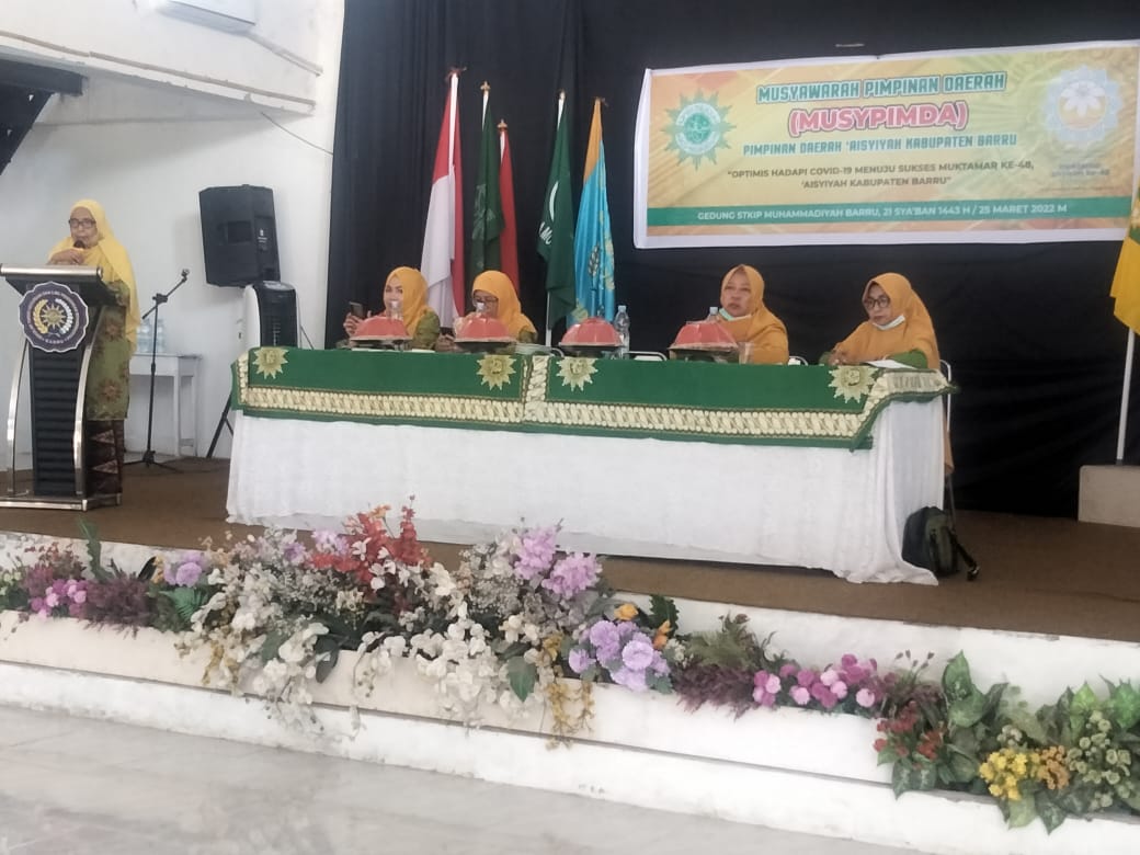 Musypimda PD Aisyiyah Barru,Bahas Program Strategis Dimasa Pandemi