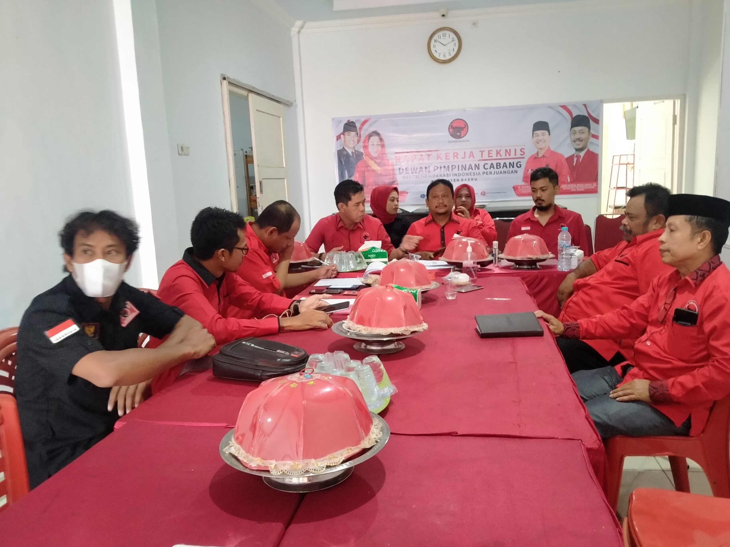 Rakernis DPC PDIP Barru,Bahas Strategi Hadapi Pemilu 2024