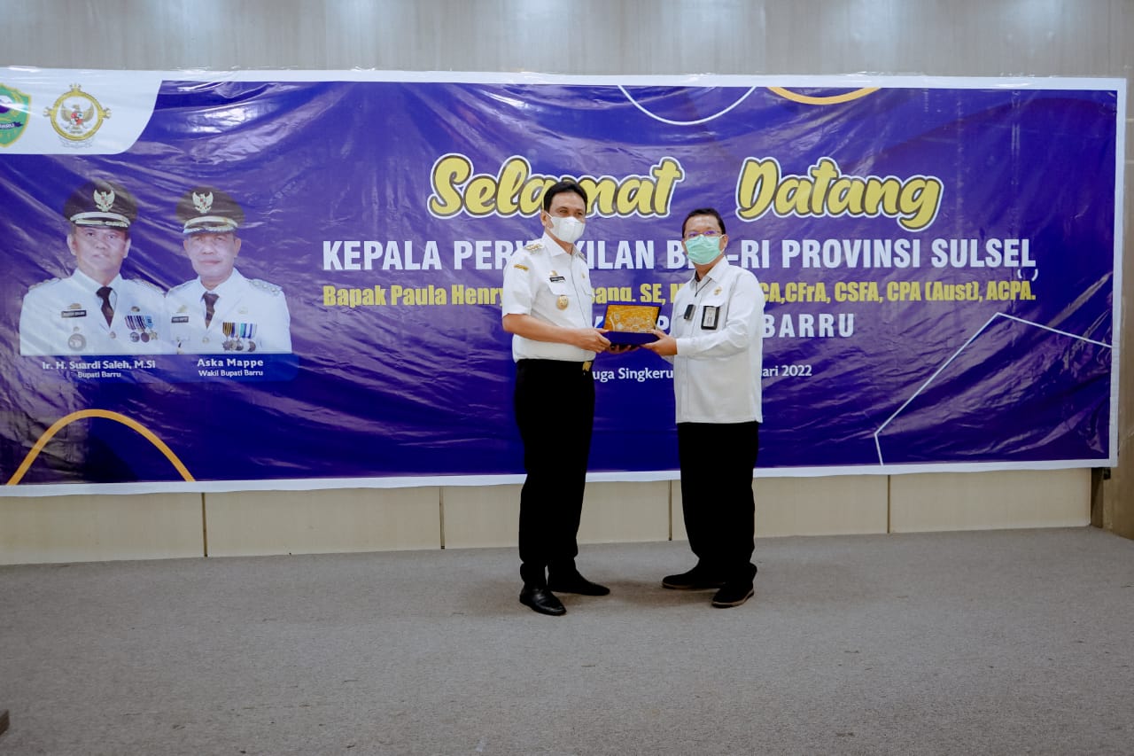 Bupati Terima Kunker Kepala BPK Perwakilan Sulsel,Ini Agendanya