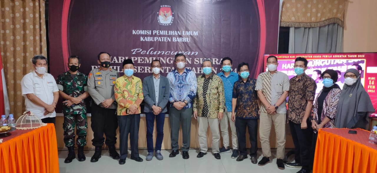 Sekda Dan Forkopimda Hadiri Launching Pemilu 2024