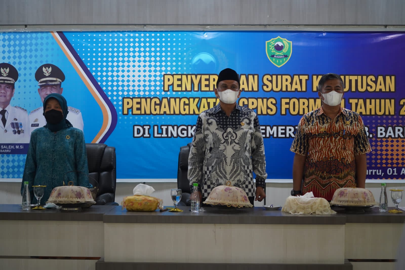 Alhamdulillah Energi Baru, 38 CPNS Barru Terima SK Dari Bupati Suardi Saleh