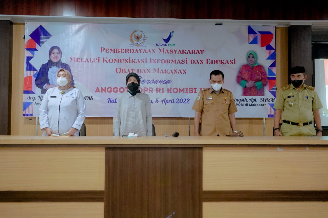 Anggota Komisi IX DPR RI  Bersama BPOM Sosialisasikan Penggunaan Obat, Makanan Dan Kosmetik