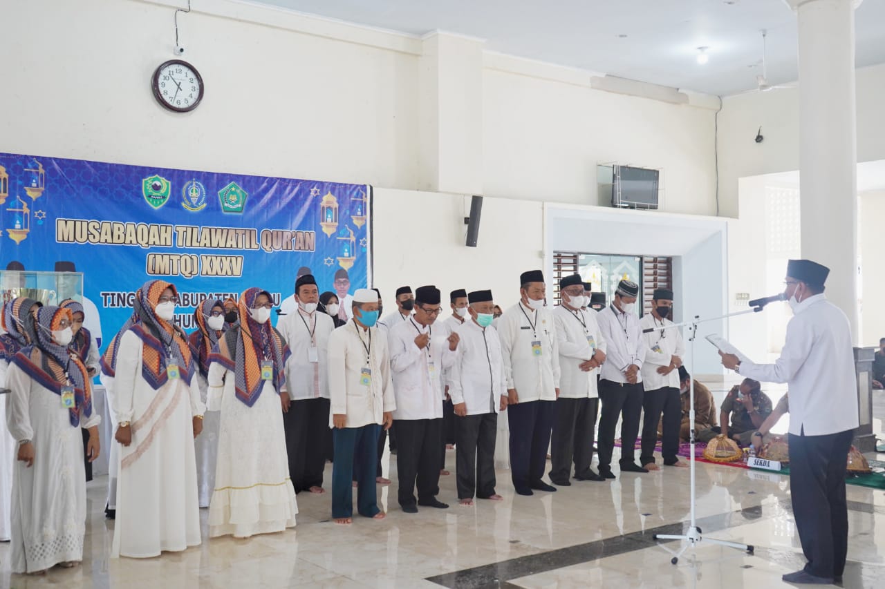 Pemkab Barru Gelar MTQ Tingkat Kabupaten Barru, Kemenag Lantik 35 Dewan Hakim