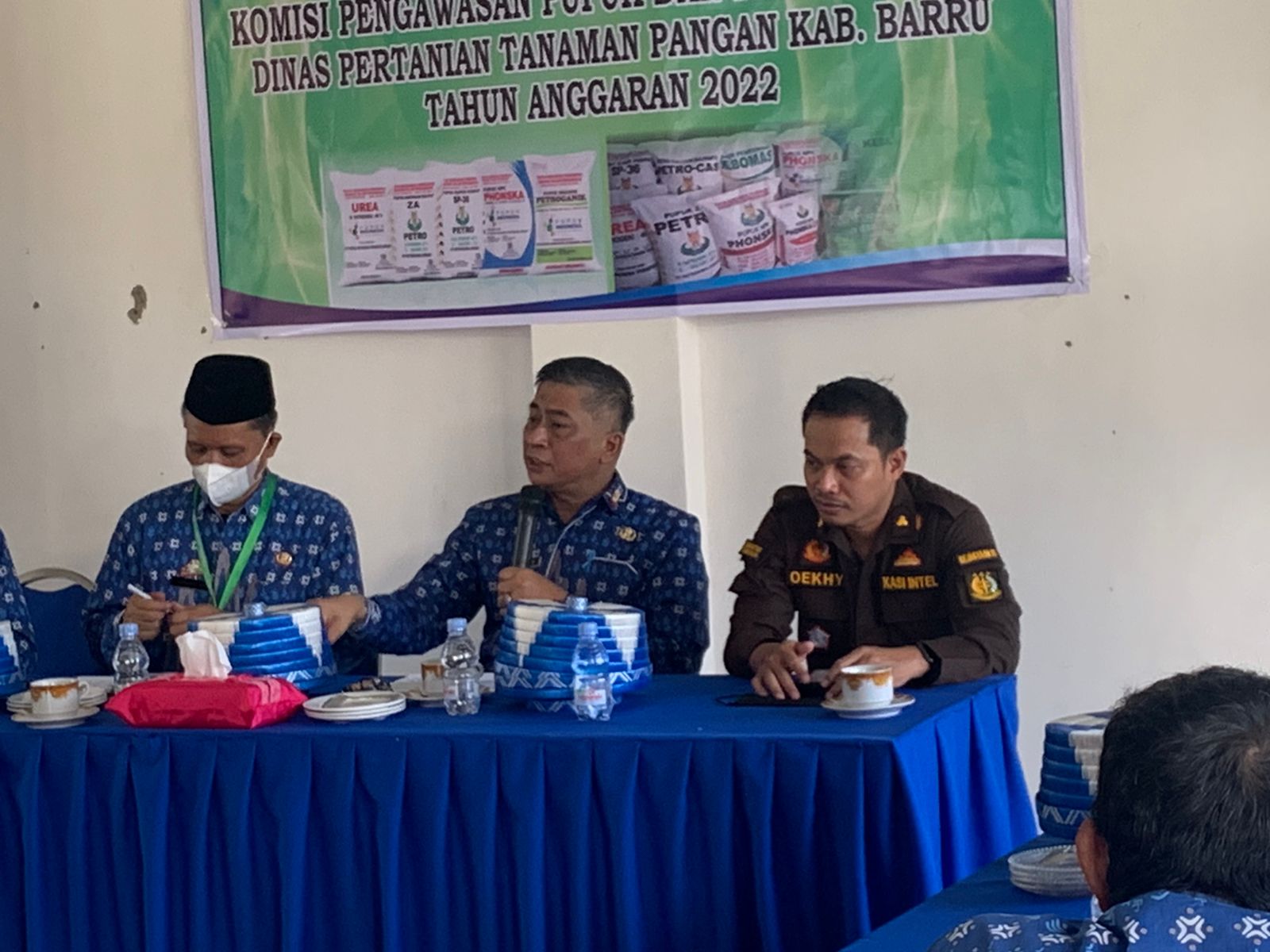 Sekda Barru Pimpin Rakor KP3 di Dinas Pertanian
