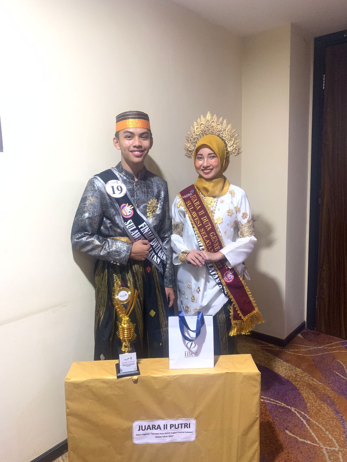 Amita Nurul  Janna  Duta Genre Barru Sabet Juara II Pemilihan Duta Genre Sulsel