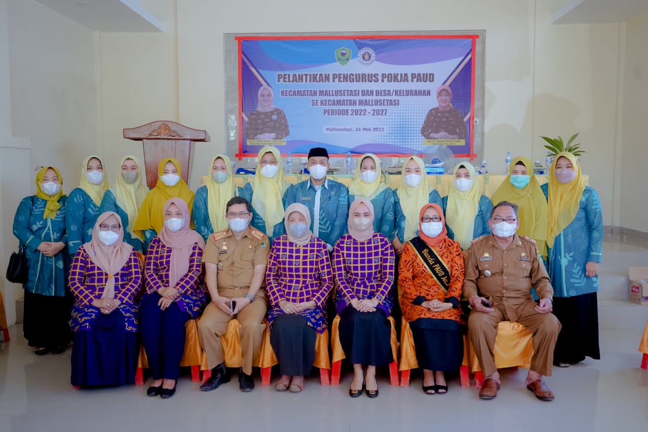 Pokja PAUD se-Kec. Mallusetasi dilantik