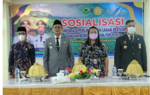 Buka Sosialiasi RPLP2B, Bupati Barru Tekankan Masyarakat Manfaatkan Lahan Pertanian dengan Baik Sesuai Fungsinya