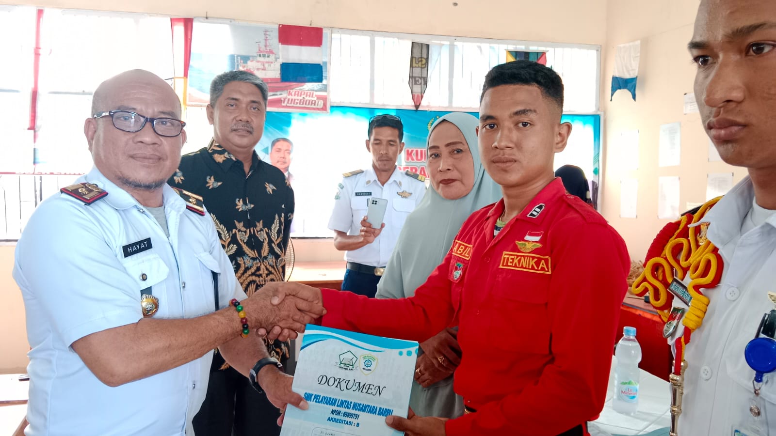 Kasi SMK Cabdin Wilayah VIII Sulsel Lepas 38 Siswa Prakerin SMK Pelayaran Nusantara Barru