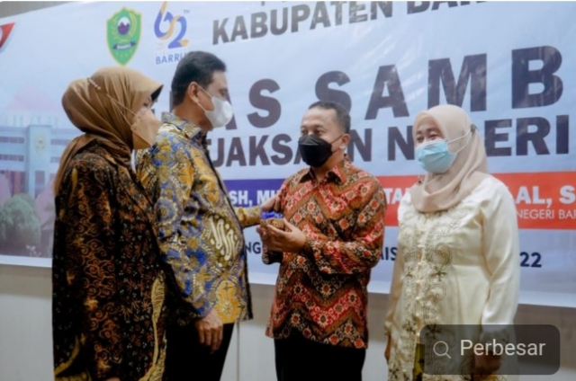 Lepas Sambut Kajari di Rujab Bupati Barru