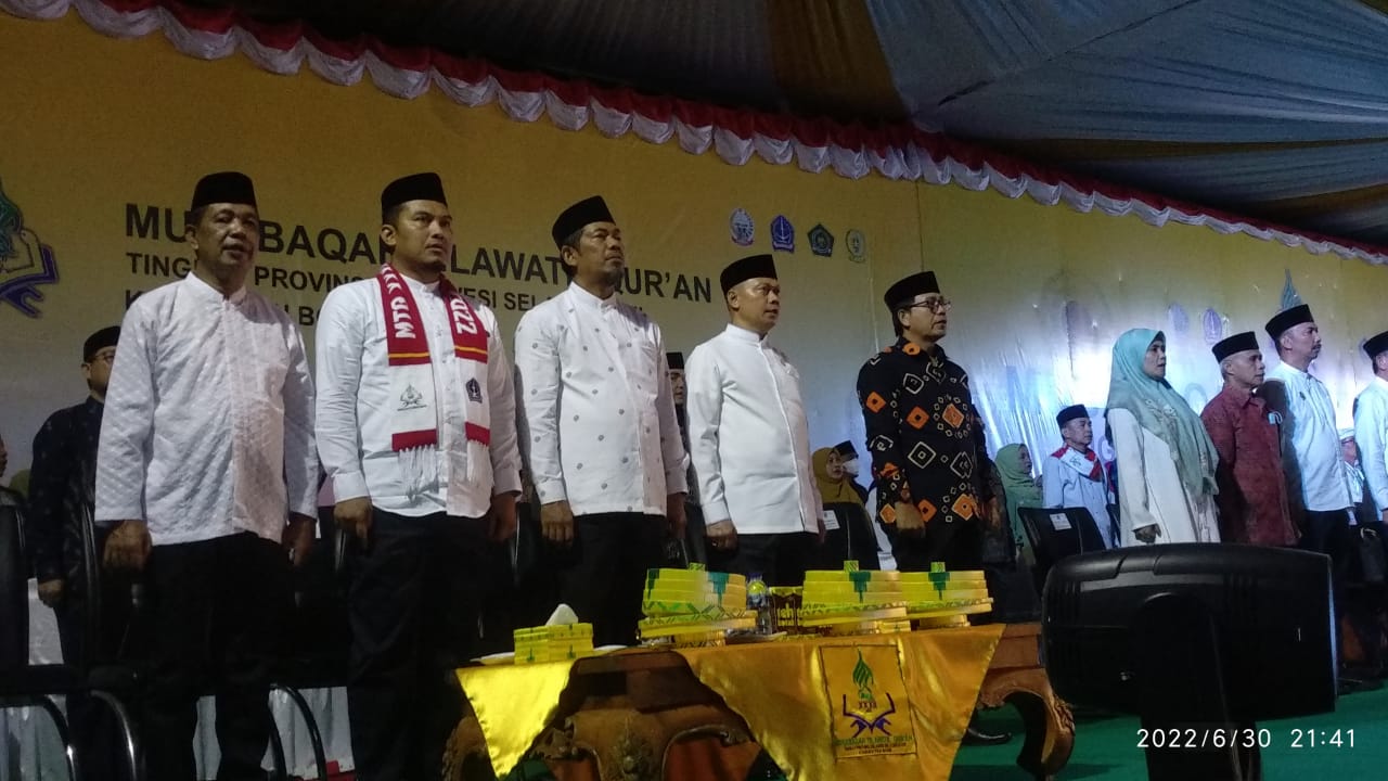 Wabup Hadiri Penutupan MTQ di Bone, Barru Peringkat 6