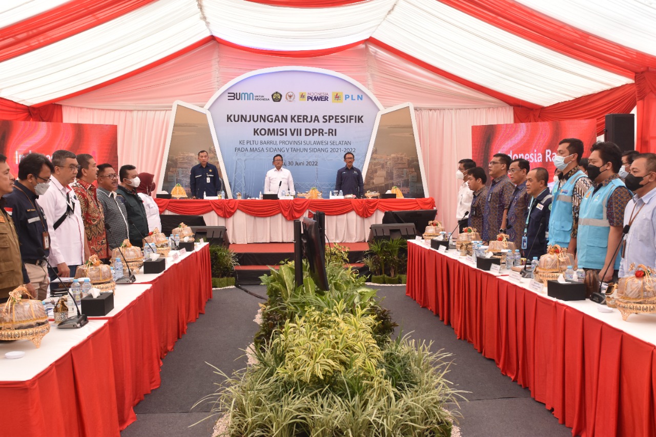 Komisi VII DPR Lakukan Kunjungan Kerja Di Indonesia Power PLTU Barru OMU