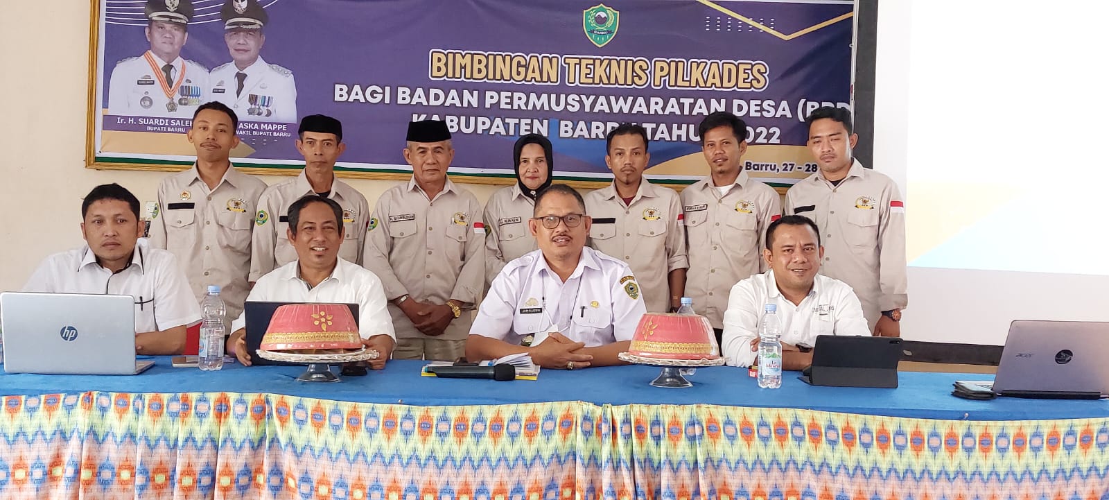 DPMDP2KBP3A Kab.Barru Bekali BPD Bimtek Tahapan Pilkades Serentak