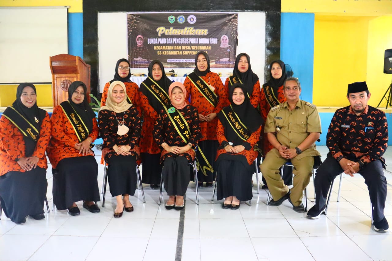 Di Pelantikan Pokja Bunda PAUD se Kec.Soppeng Riaja, Hasnah Syam Titip Pesan ini