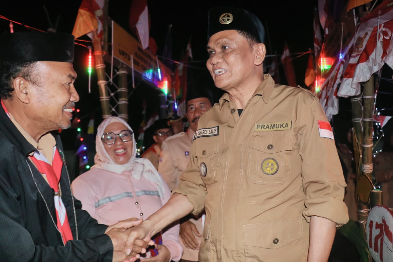 Bupati Barru Berkunjung ke Lokasi Perkemahan di Kecamatan Mallusetasi