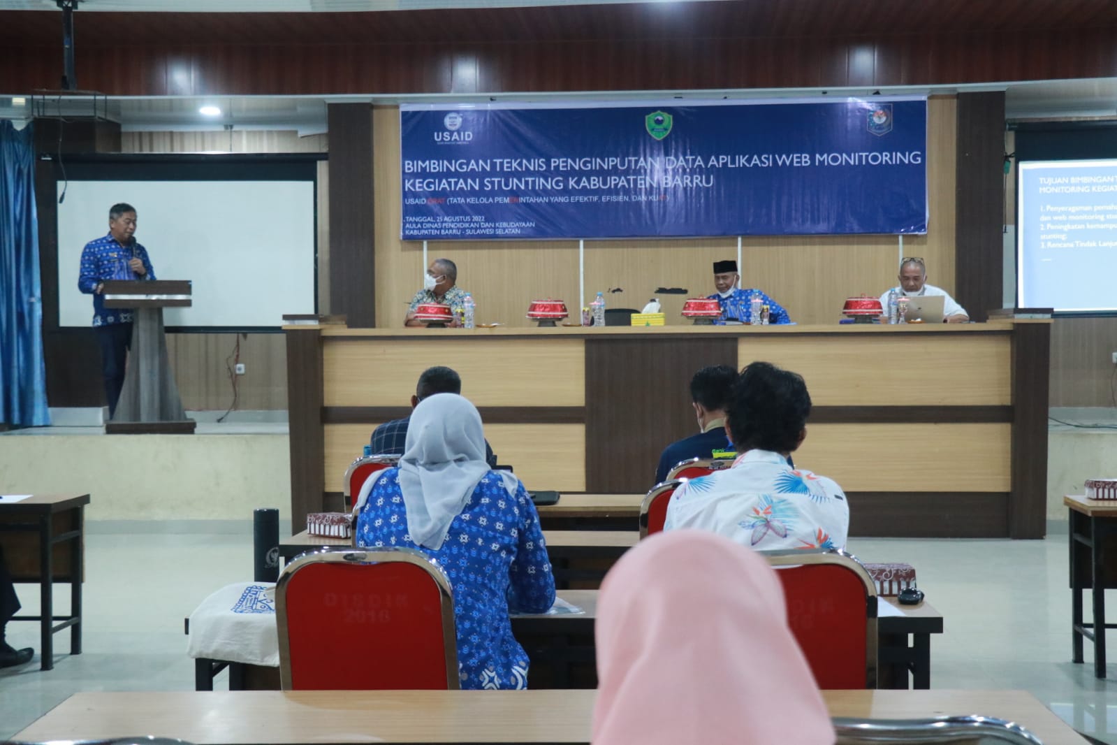 Sekda Buka Bimtek Penginputan Data Aplikasi Web Monitoring Stunting