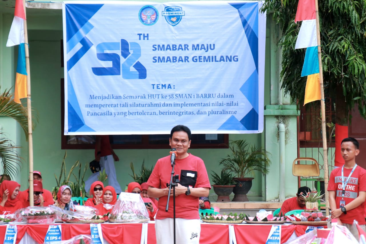 Milad SMABAR ke- 58 Tahun, Bupati Barru Kenang Keinginannya  Sekolah di SMABAR