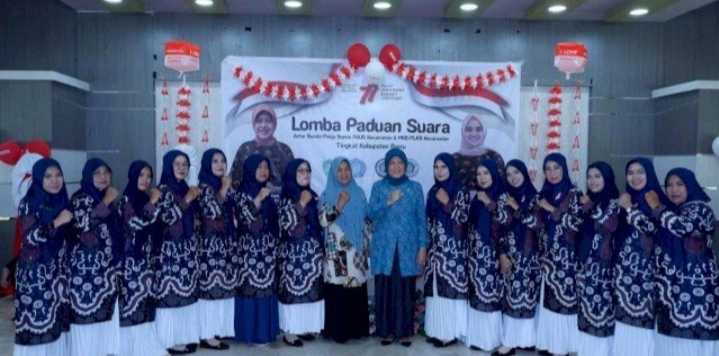 Dibuka Bupati Barru, BUNDA PAUD Adakan Lomba Paduan Suara Meriahkan HUT RI ke 77