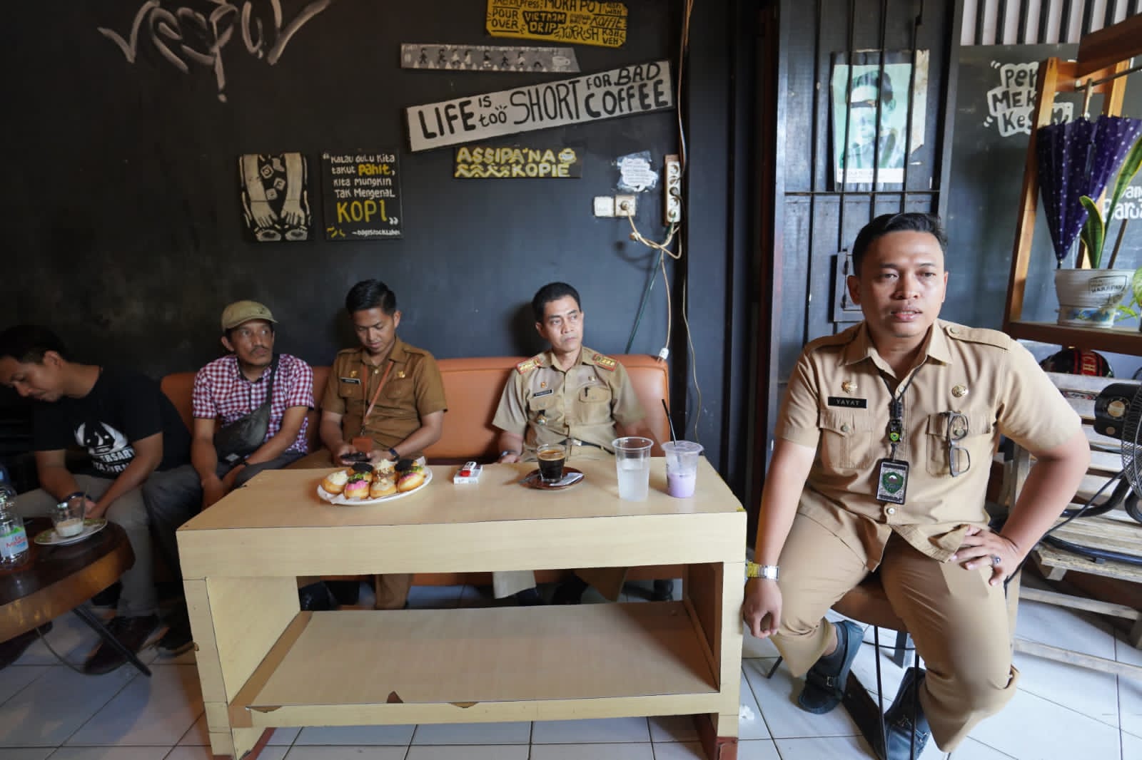 Humas dan IKP Diskominfo Barru  Silaturahmi dan Ngopi Bareng Bersama Insan Pers