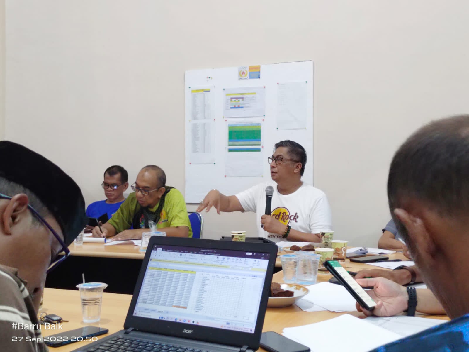 Dipimpin Abustan, KONI Barru Mantapkan Persiapan Porprov Sinjai -Bulukumba