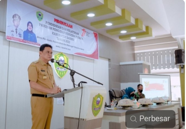 Bupati Buka Diklat Paskibraka