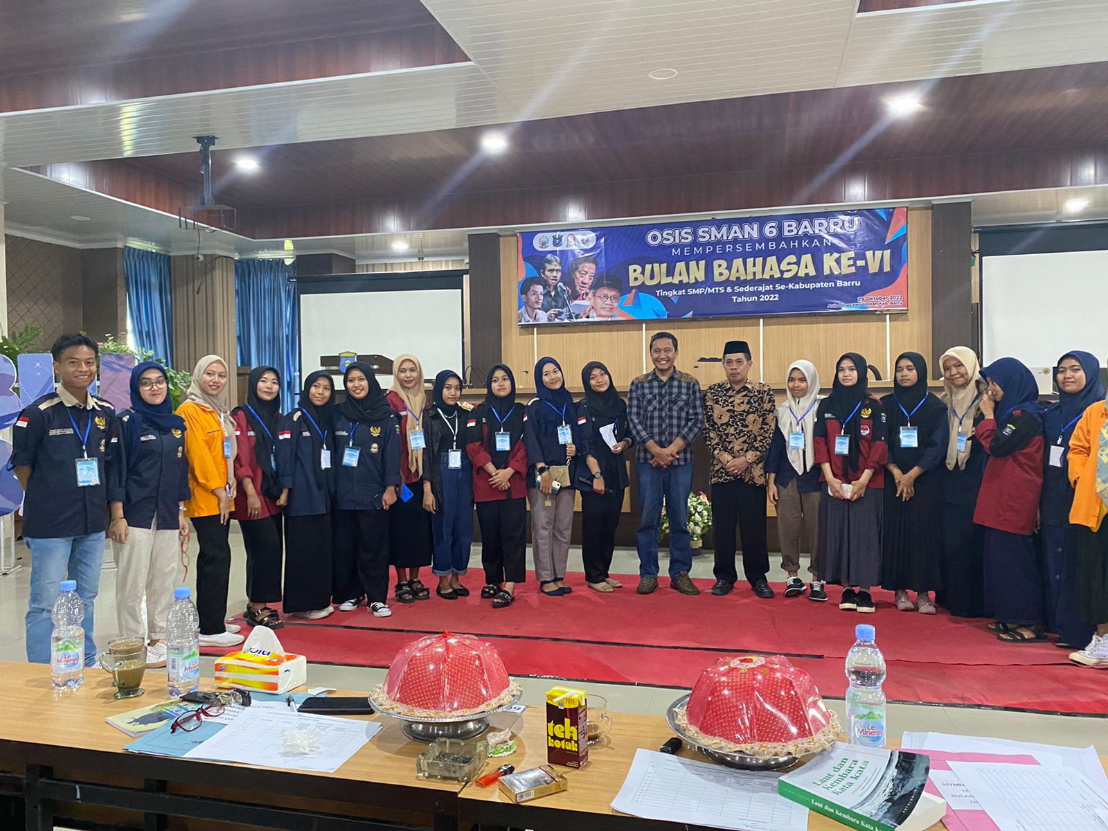 Tumbuhkan Kreativitas Siswa, OSIS SMA 6 Barru Gelar Kegiatan Bulan Bahasa ke VI Tahun 2022