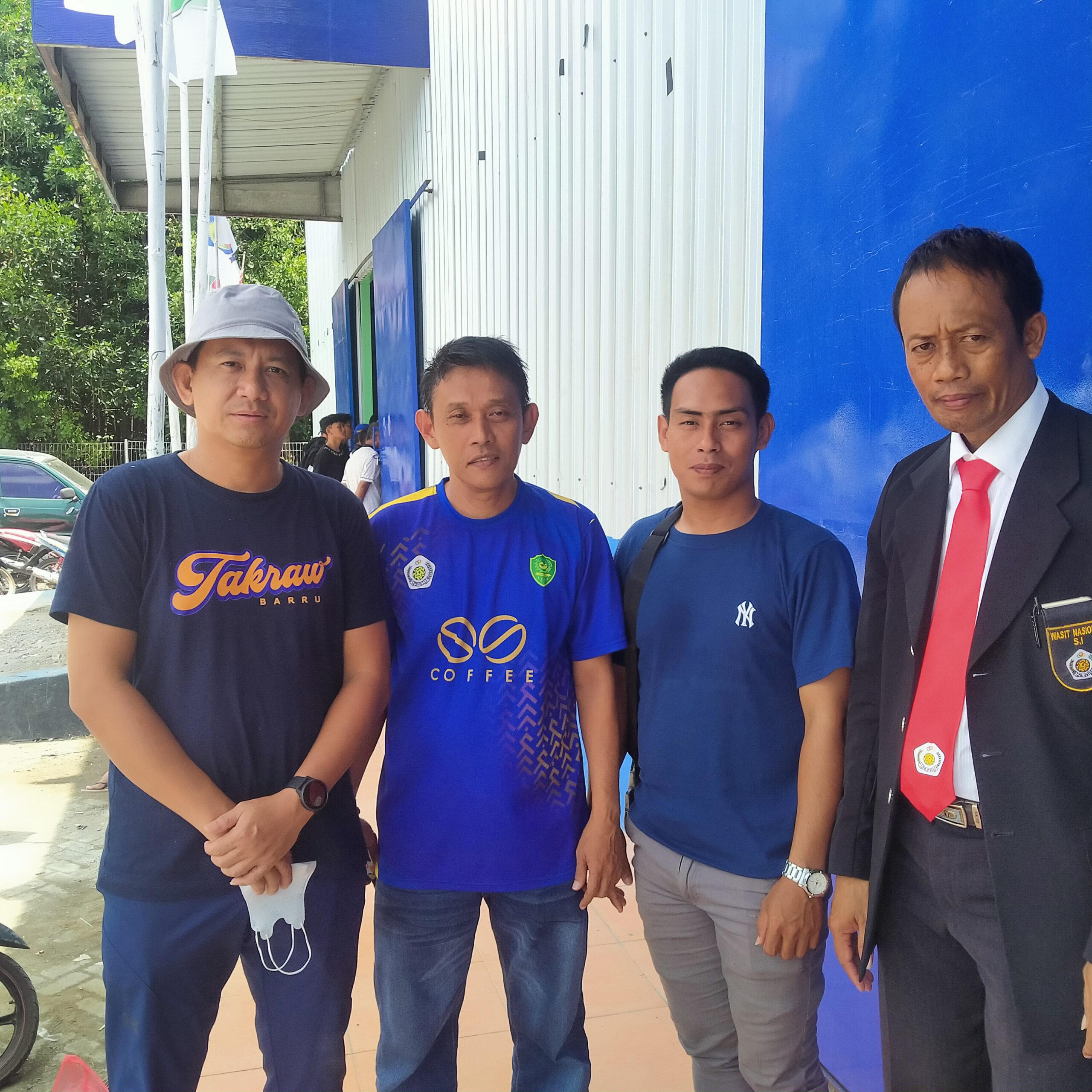 Ketua Sepak Takrow Barru Musmuntahar Syam Motivasi Atlet Diajang Porprov Sulsel
