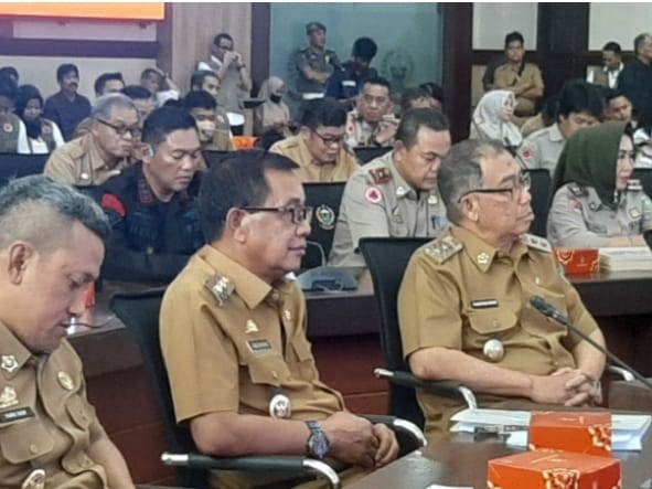Wabup Barru Hadiri Rakor Penanganan Bencana di Makassar