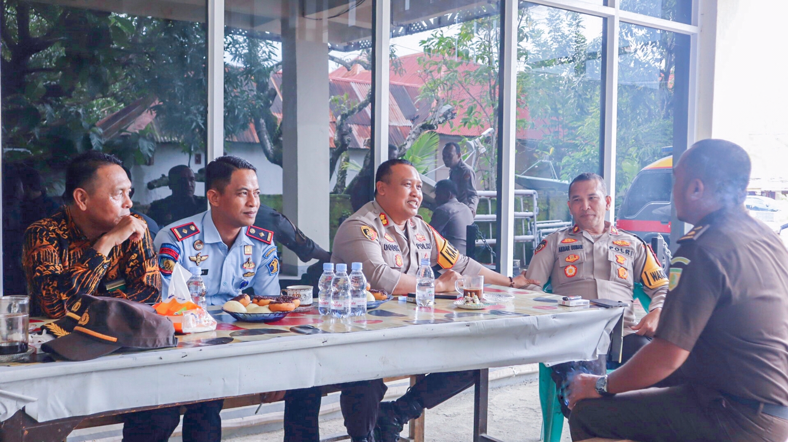 Jalin Sinerjitas, Rutan Barru Gelar Coffee Morning Bersama Unsur APH di Mapolres Barru