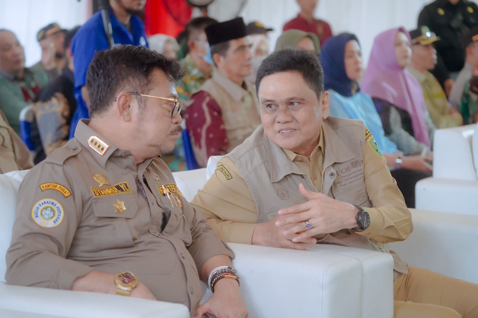 Barru Jadi Kick Off Pengendalian dan penanggulangan PMK, Mentan SYL:Tantangan Sektor Peternakan  Siap Dihadapi